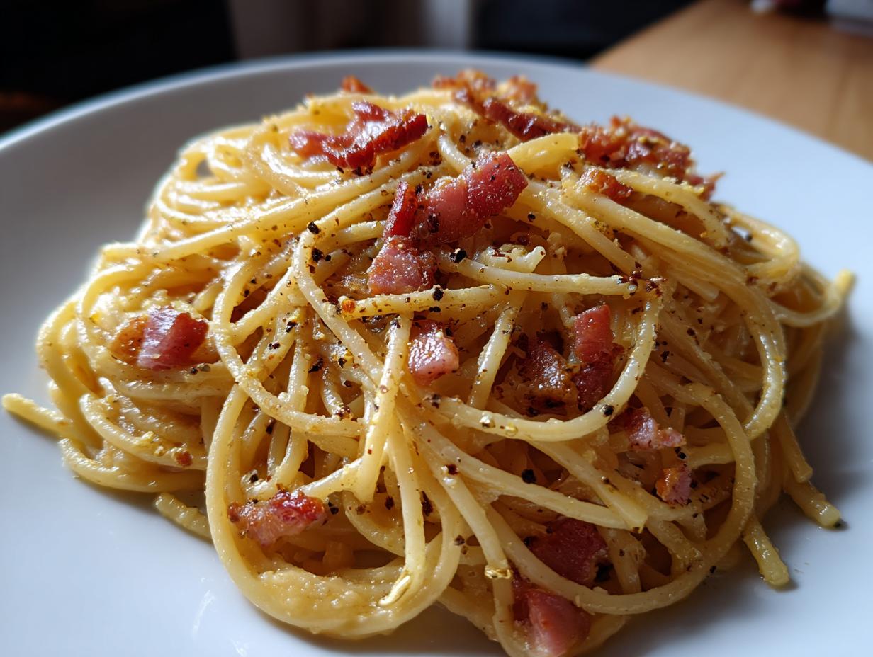 20-Minute Budget Spaghetti Carbonara That’ll Blow Your Mind
