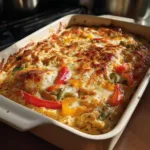 chicken fajita casserole