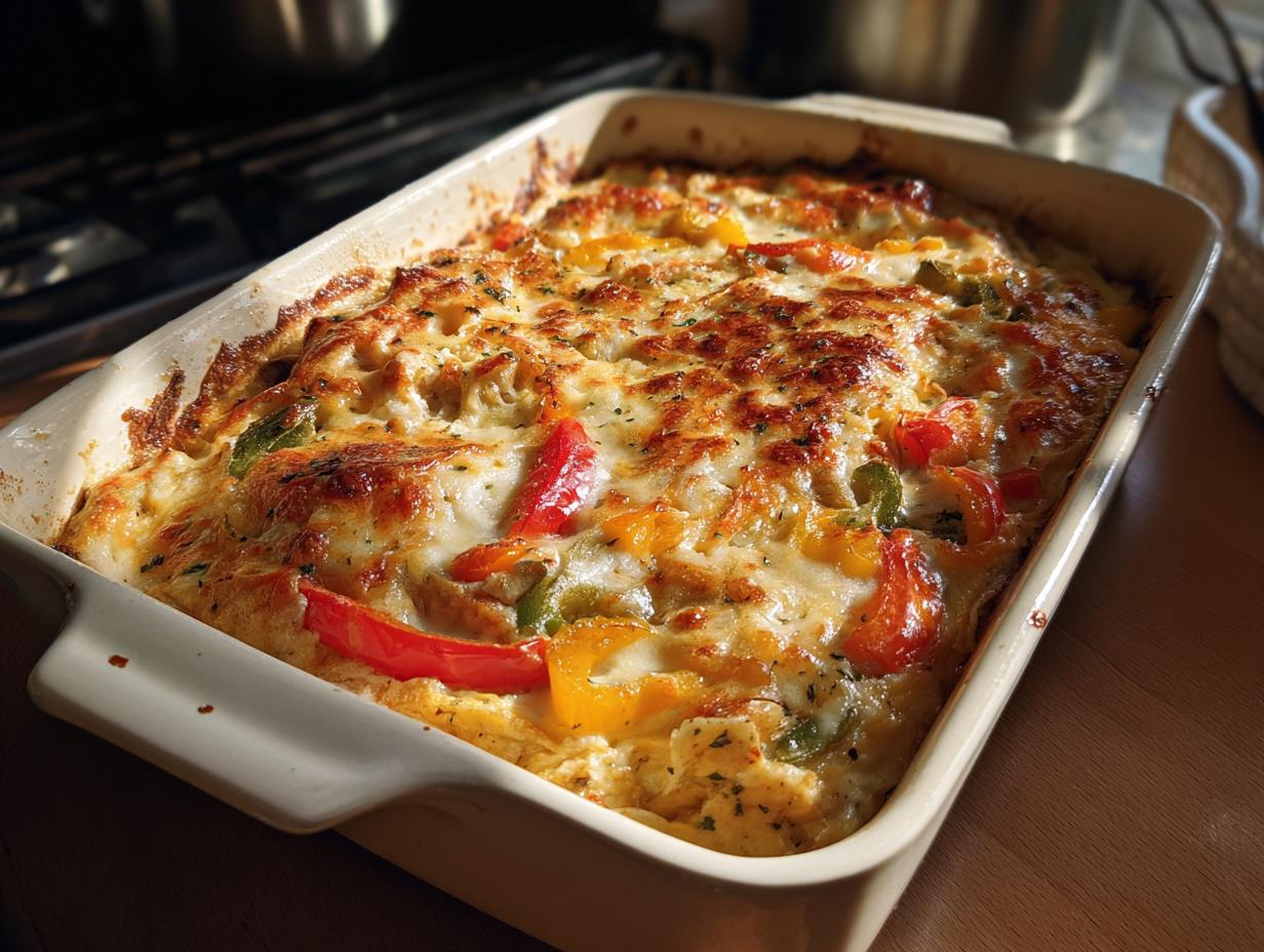 Irresistible 30-Minute Chicken Fajita Casserole Recipe