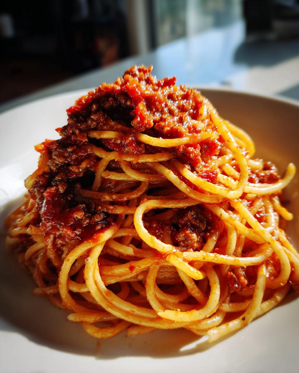 classic italian spaghetti sauce - detail 1