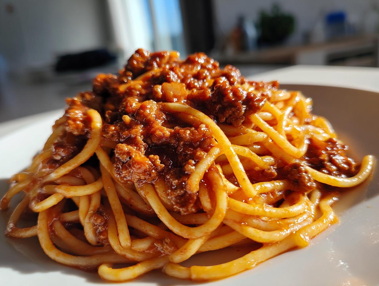 classic italian spaghetti sauce - detail 3
