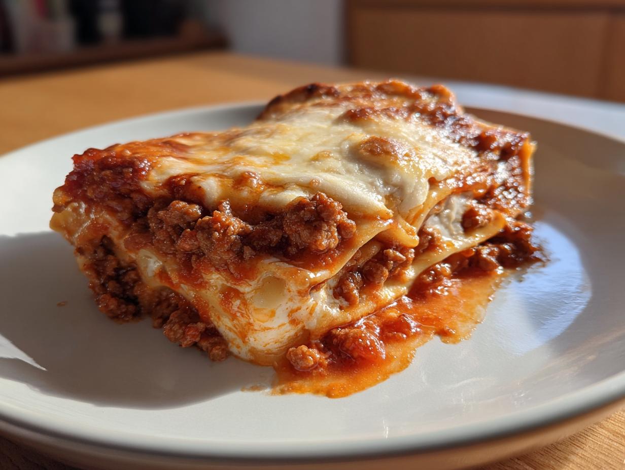 Irresistible Classic Ricotta Meat Lasagna in 7 Simple Steps