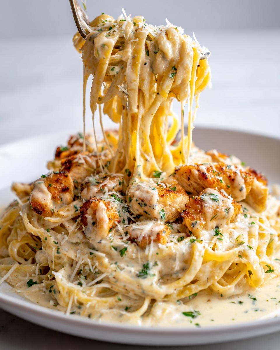 copycat olive garden chicken alfredo - detail 1