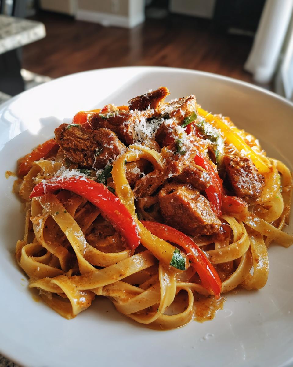 creamy cajun chicken pasta - detail 3