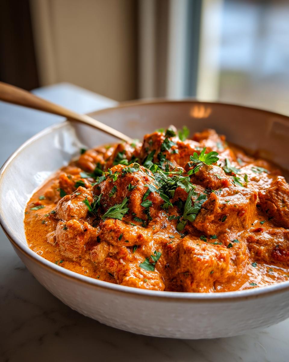 creamy chicken arrabbiata - detail 2