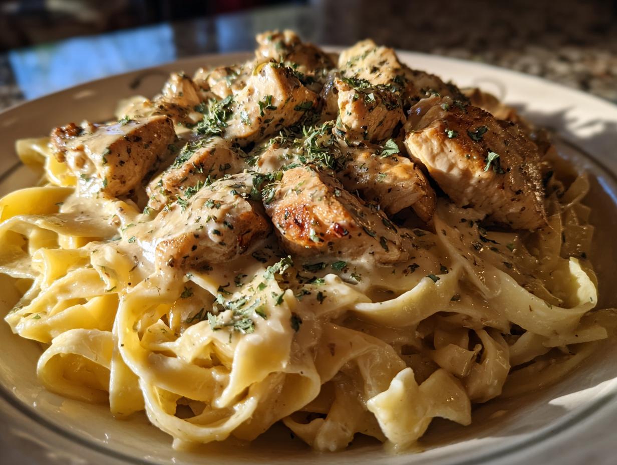 30-Minute Creamy Chicken Garlic Parmesan Pasta Magic
