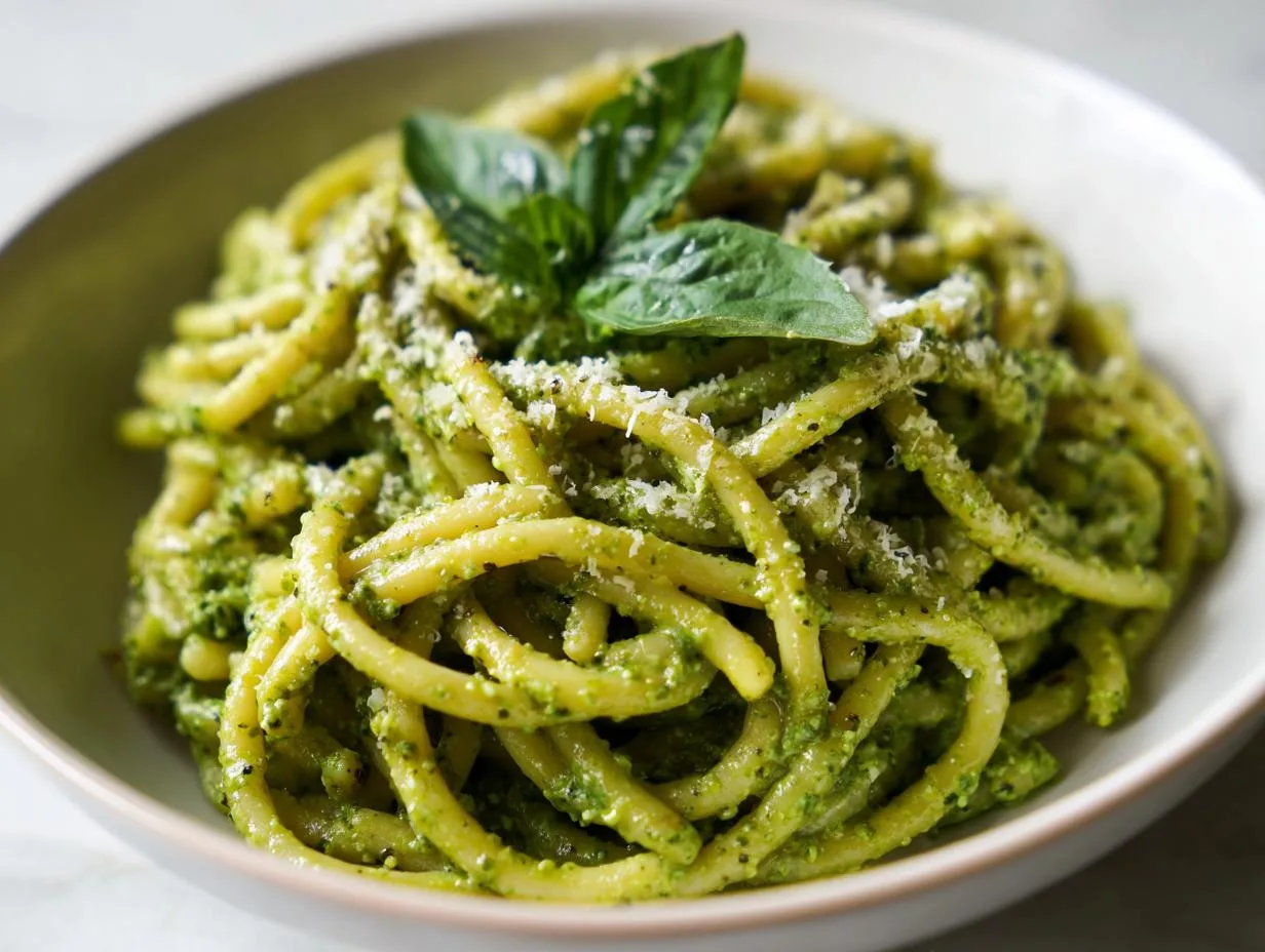 creamy pesto pasta