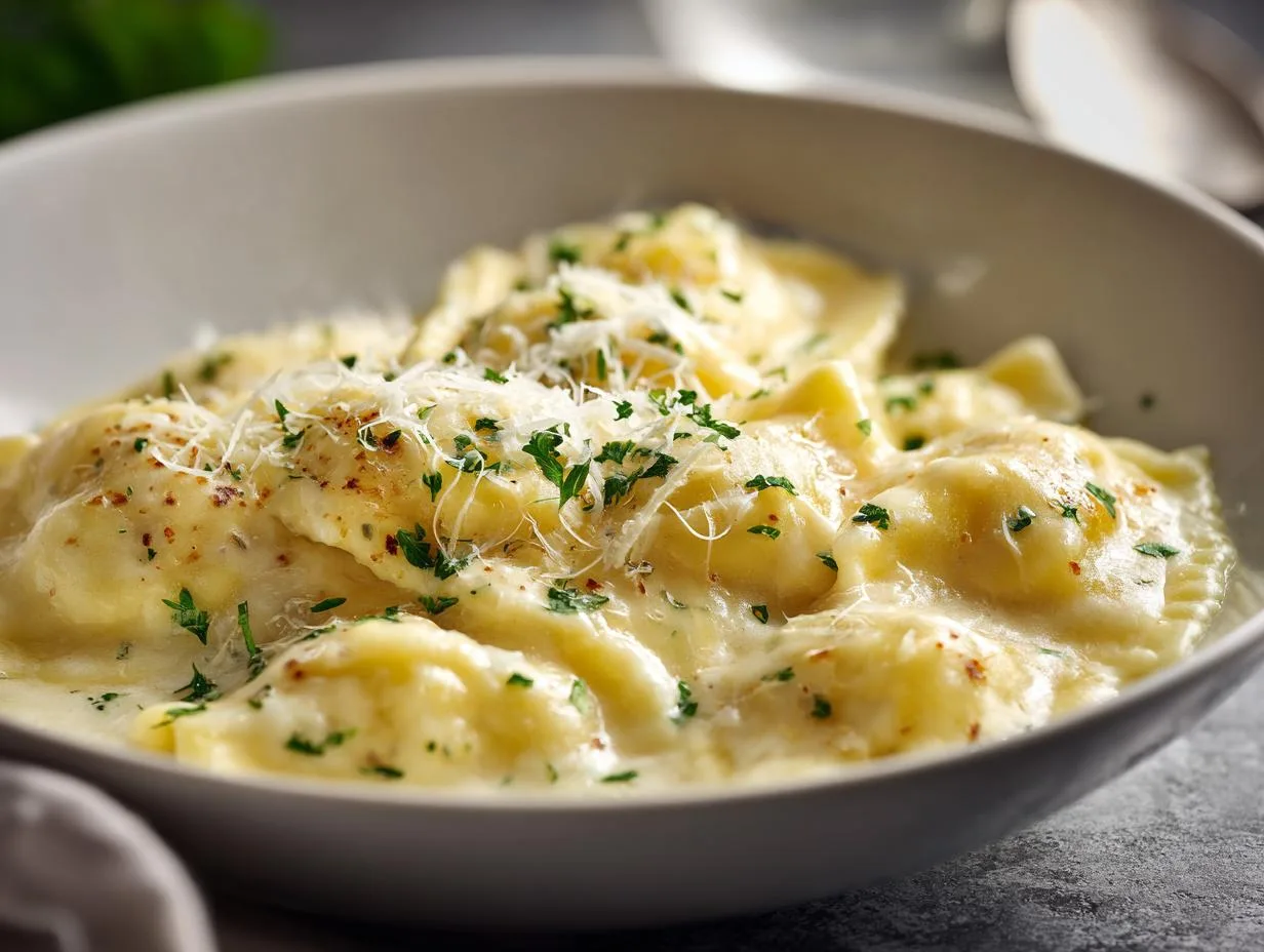 creamy ravioli sauce