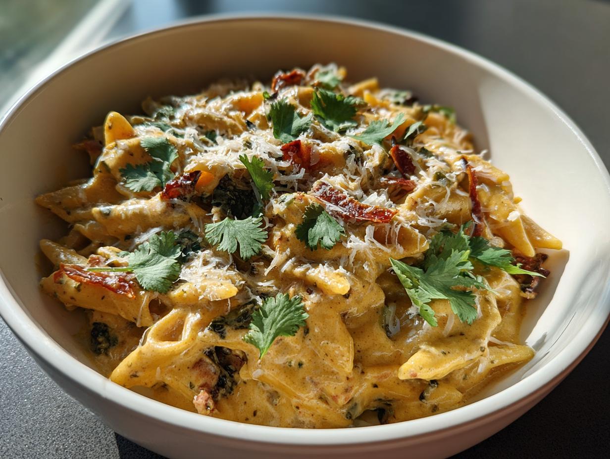 Creamy Roasted Poblano Pasta: 2-Ingredient Smoky Bliss