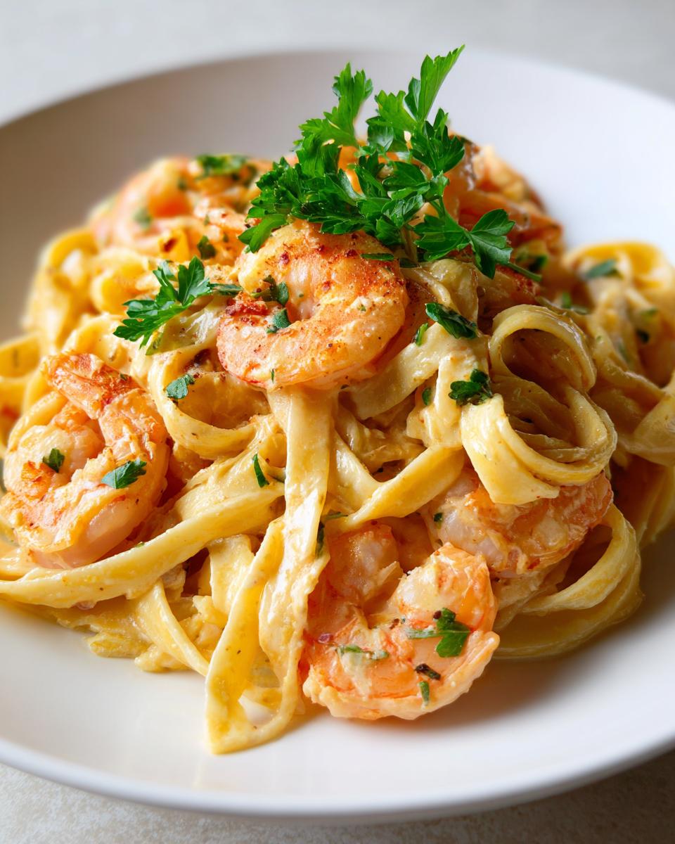 Creamy Shrimp Fettuccine in 25 Minutes – Absolute Heaven