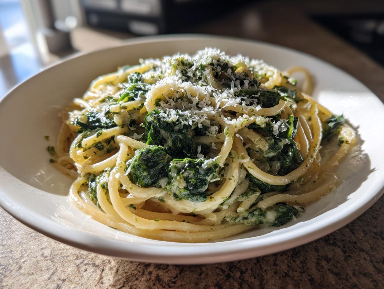 15-Minute Creamy Spinach Pasta Sauce That’s Irresistible