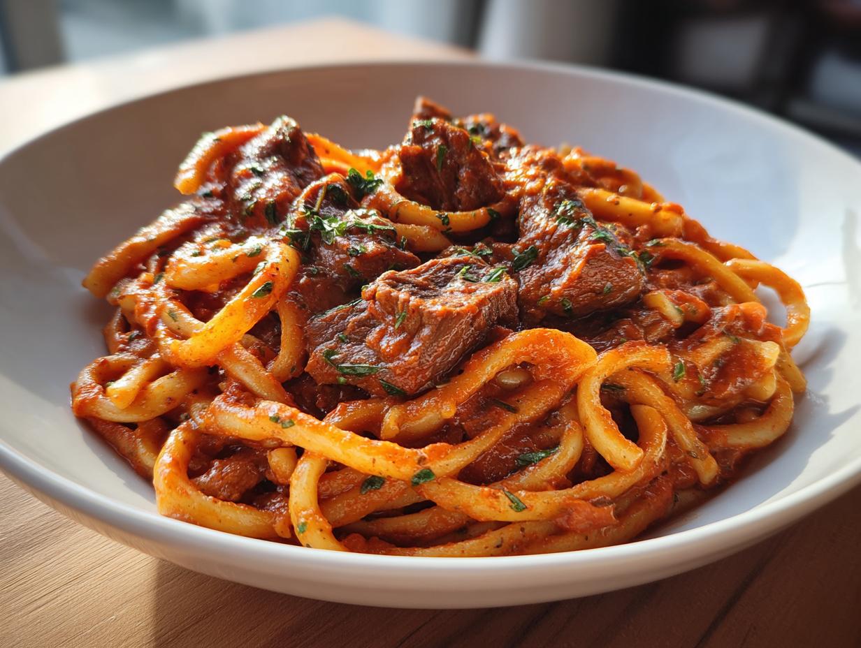 Creamy tomato beef pasta: The 30-minute comfort dish you’ll crave