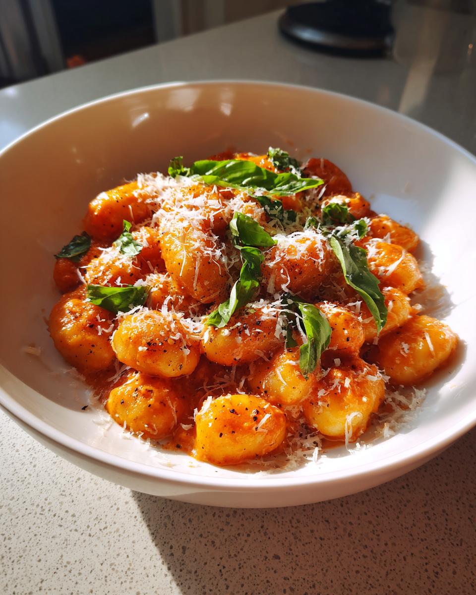 creamy tomato gnocchi - detail 1