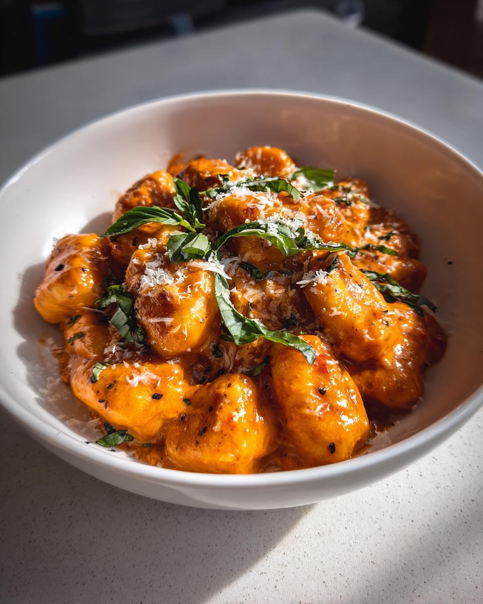 creamy tomato gnocchi - detail 2