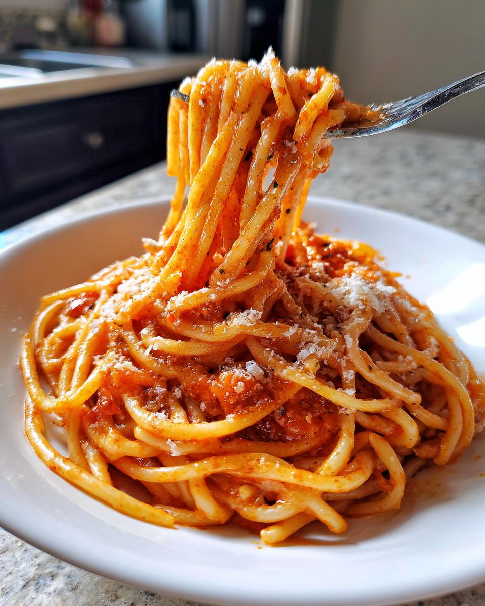 creamy tomato pasta - detail 1