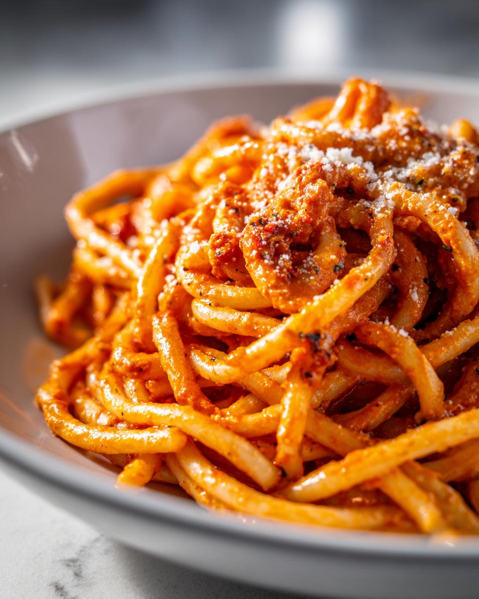 creamy tomato pasta - detail 2