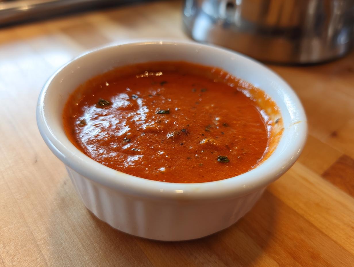 creamy tomato sauce with hidden veggies - detail 3