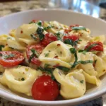 creamy tortellini with tomatoes