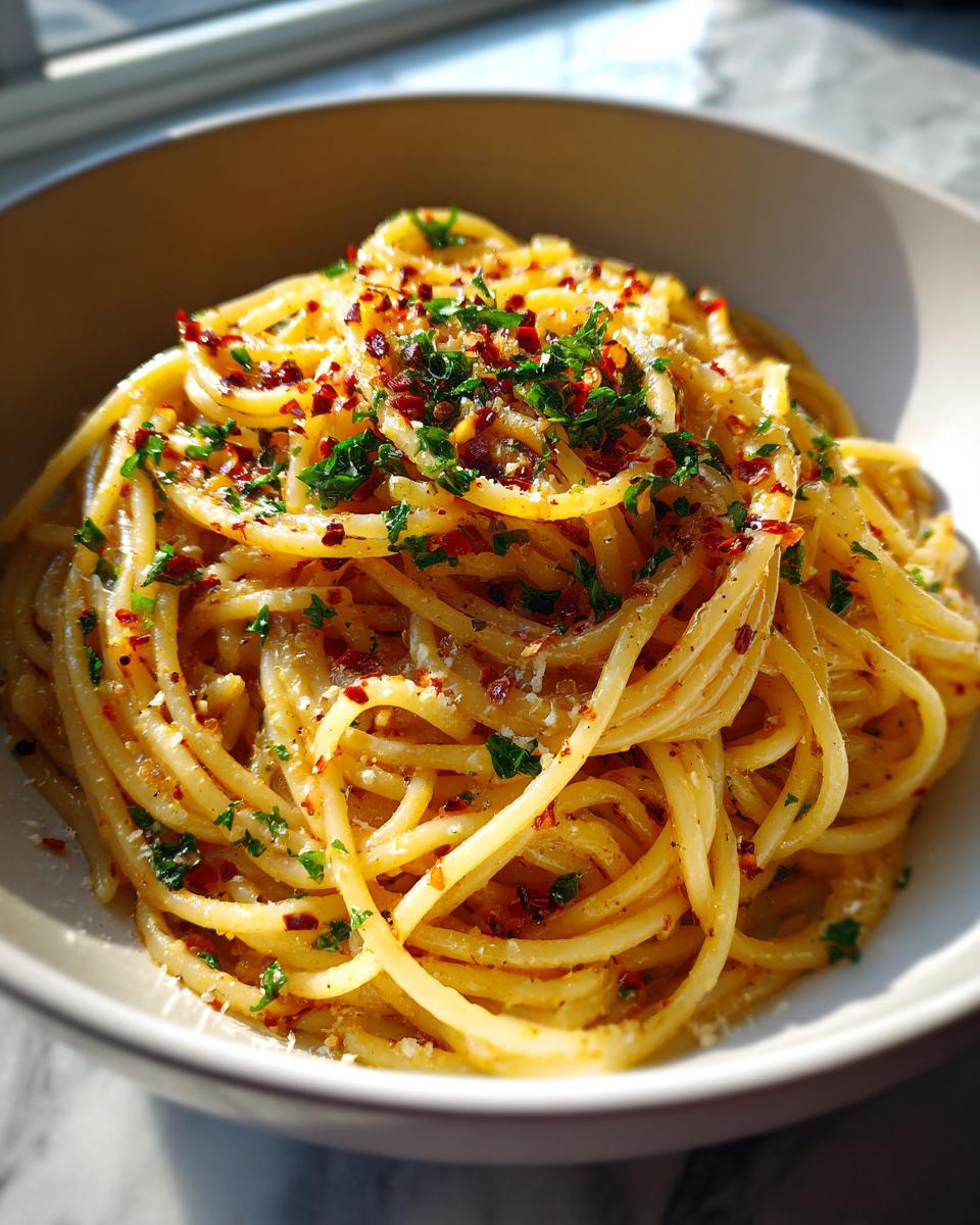 easy spaghetti aglio e olio - detail 3