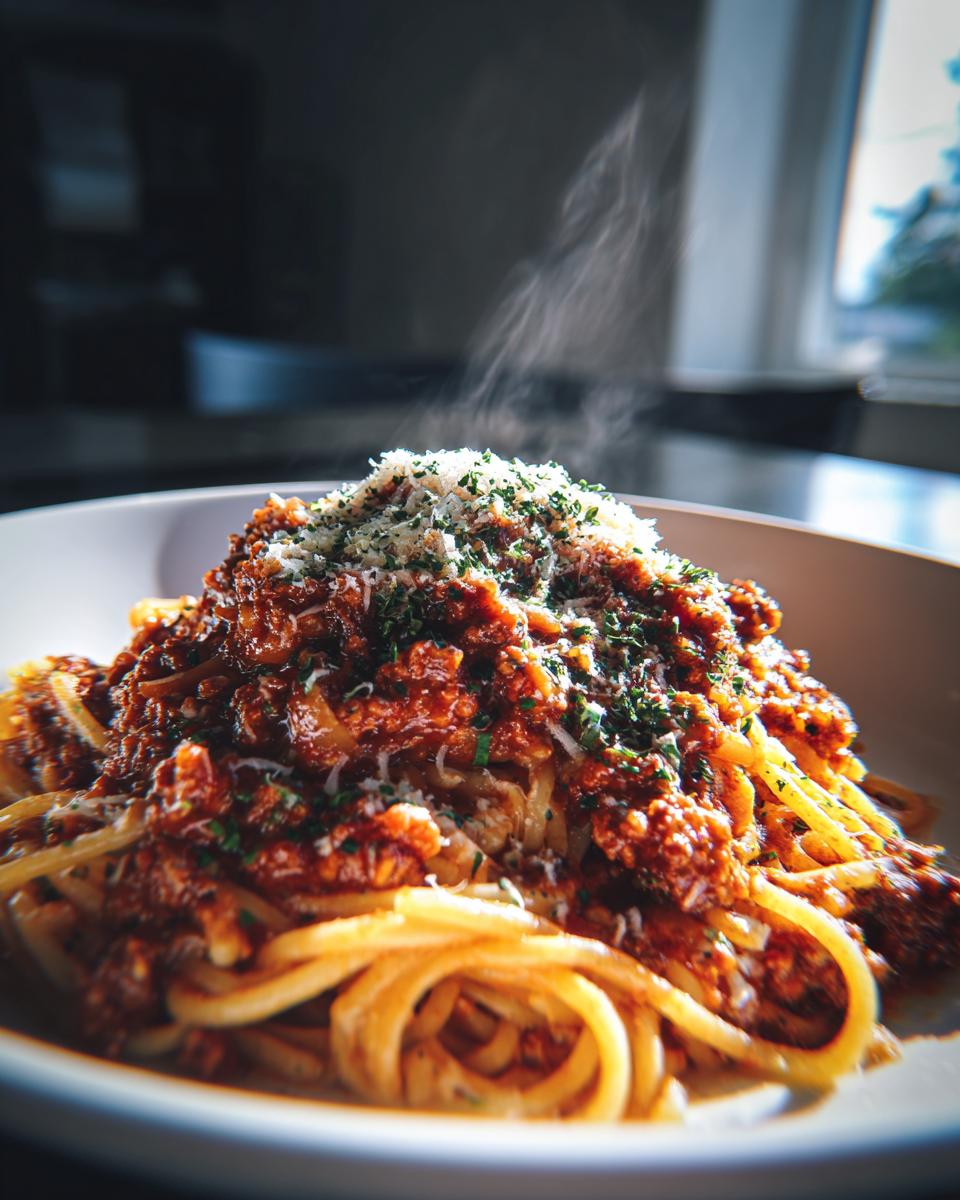 freezer friendly spaghetti bolognese - detail 2