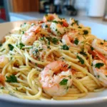 garlic butter shrimp pasta