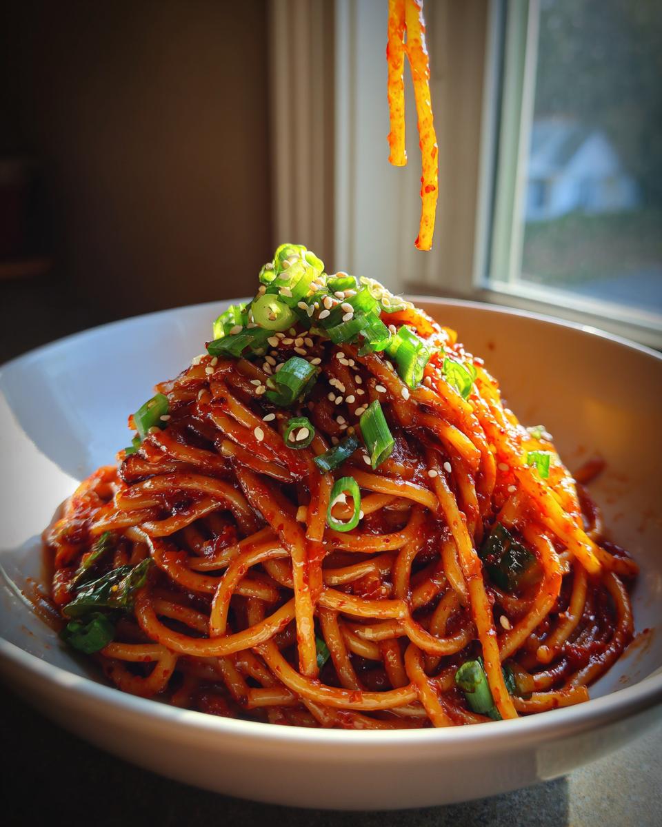 gochujang pasta - detail 1
