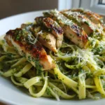grilled chicken pesto pasta