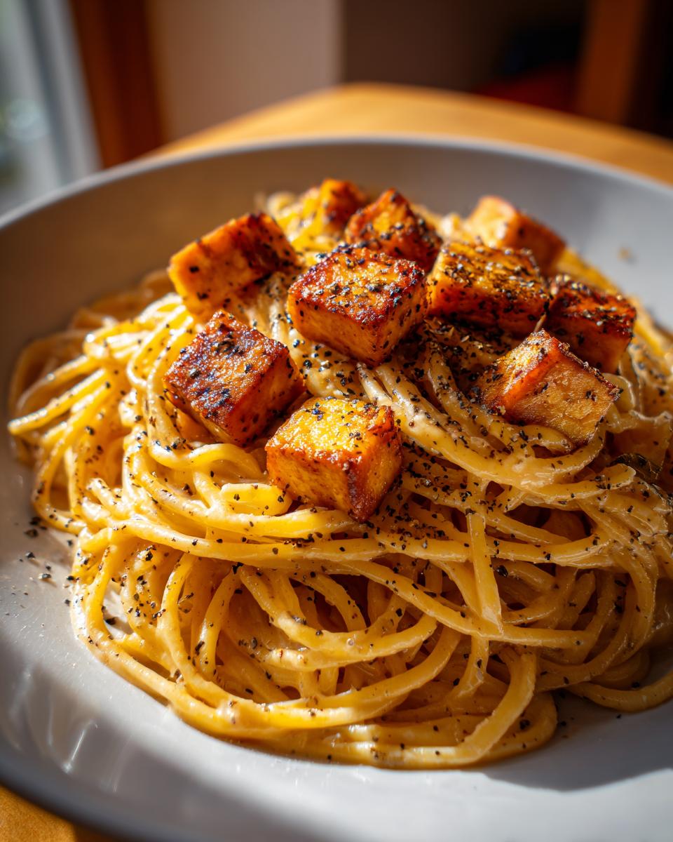 halloumi carbonara - detail 2