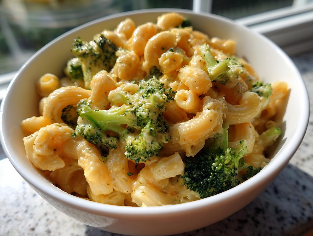 25-Minute Healthy Broccoli Mac and Cheese Kids Devour Daily