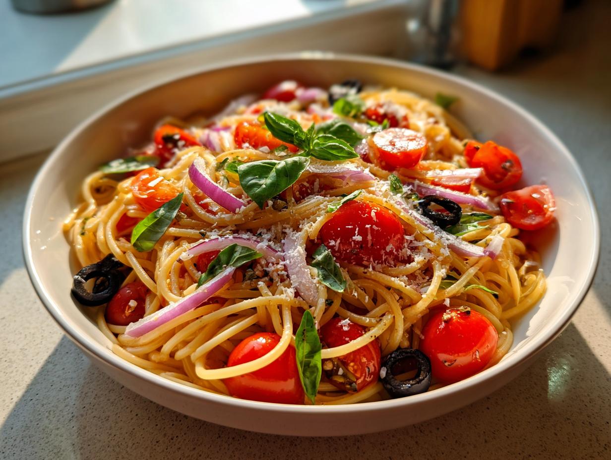 Irresistible Italian Spaghetti Salad in 30 Minutes