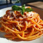linguine with creamy nduja tomato sauce