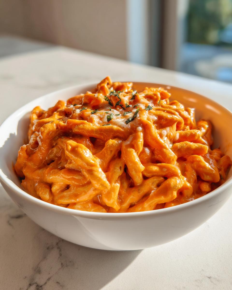 one pot creamy tomato pasta - detail 1