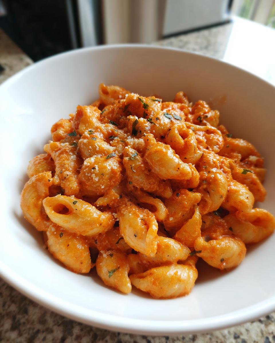 one pot creamy tomato pasta - detail 2