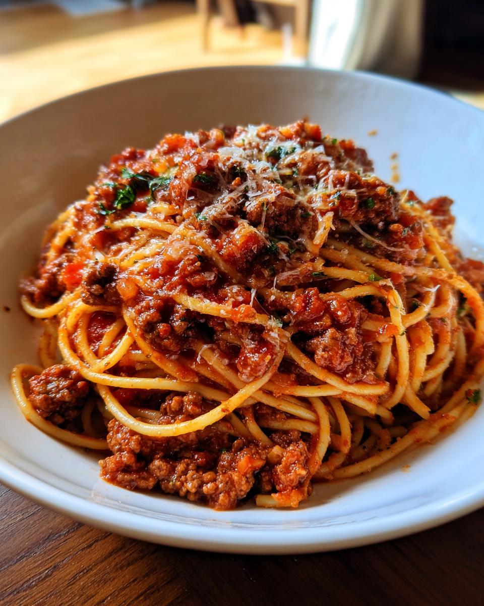 one pot pasta bolognese - detail 3