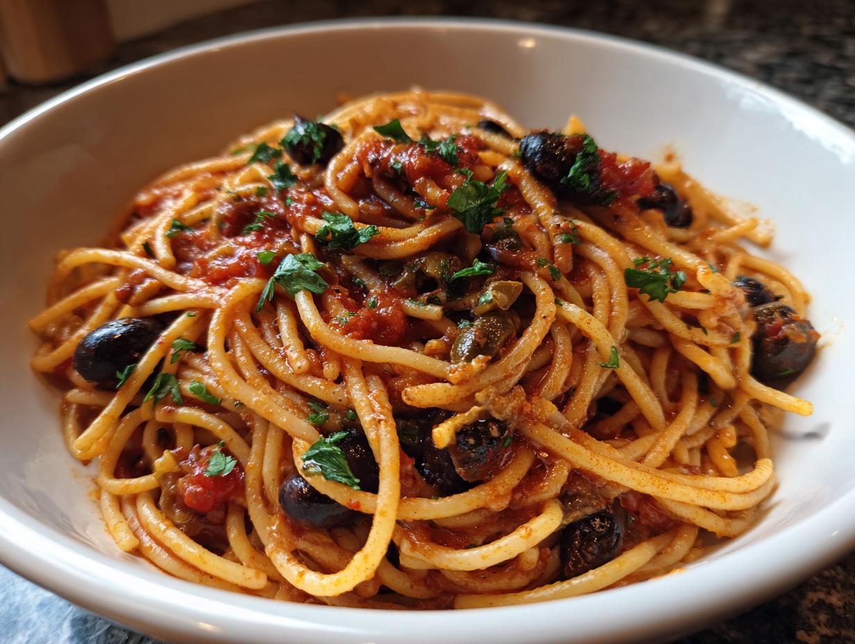 “Pasta Puttanesca Recipe: Bold 30-Minute Flavor Bomb You’ll Love!”