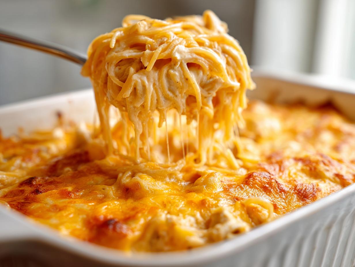 quick and easy chicken spaghetti - detail 3