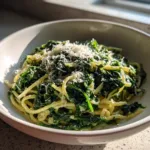 quick spinach pasta