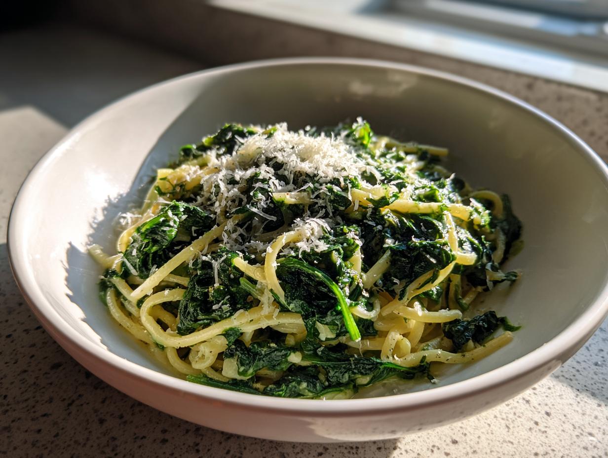 15-Minute Quick Spinach Pasta – A Lifesaving Weeknight Feast