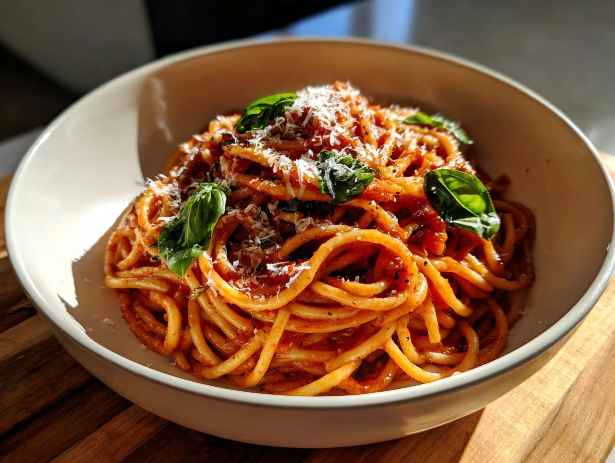 rich and velvety creamy tomato pasta - detail 3