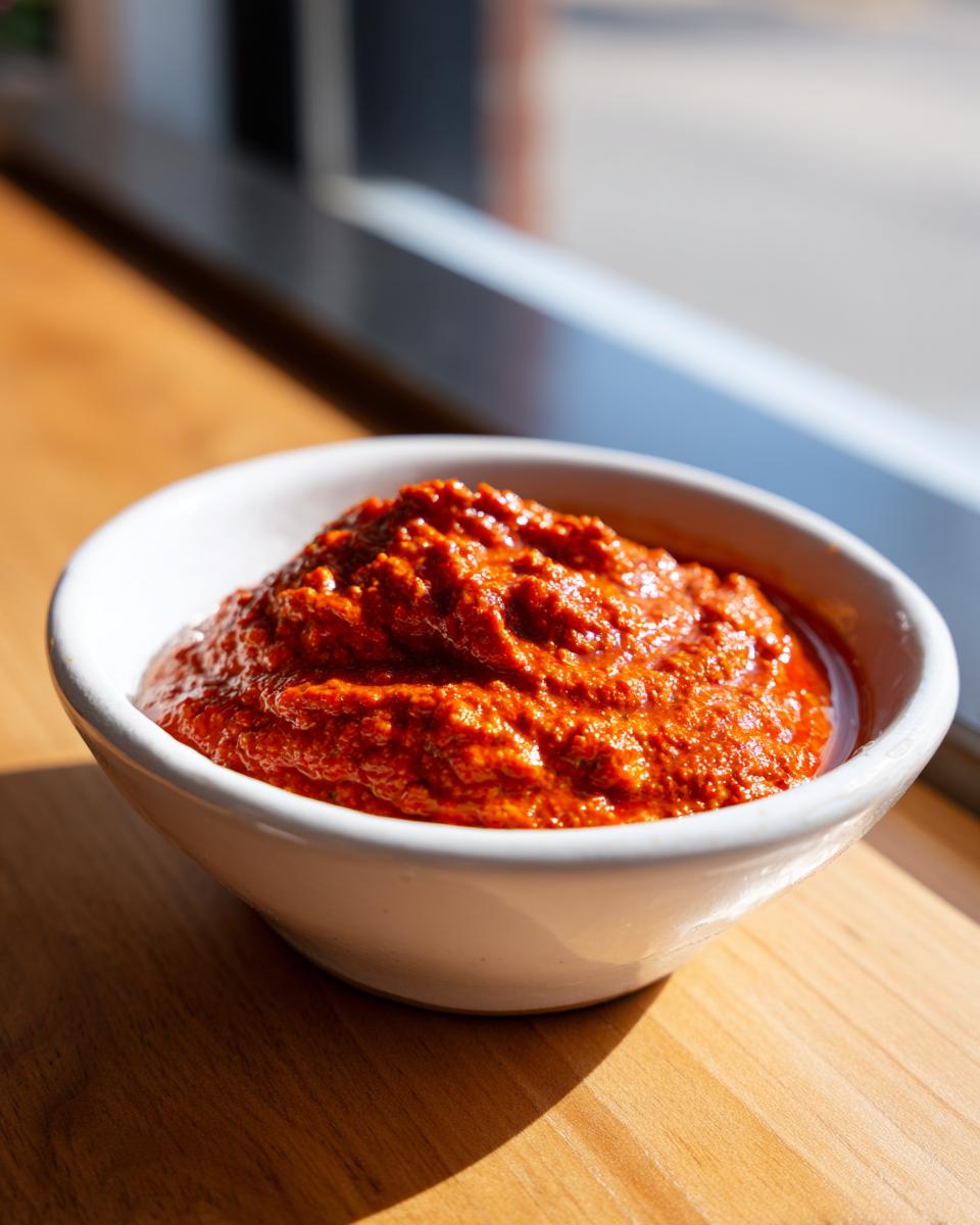 romesco sauce - detail 2