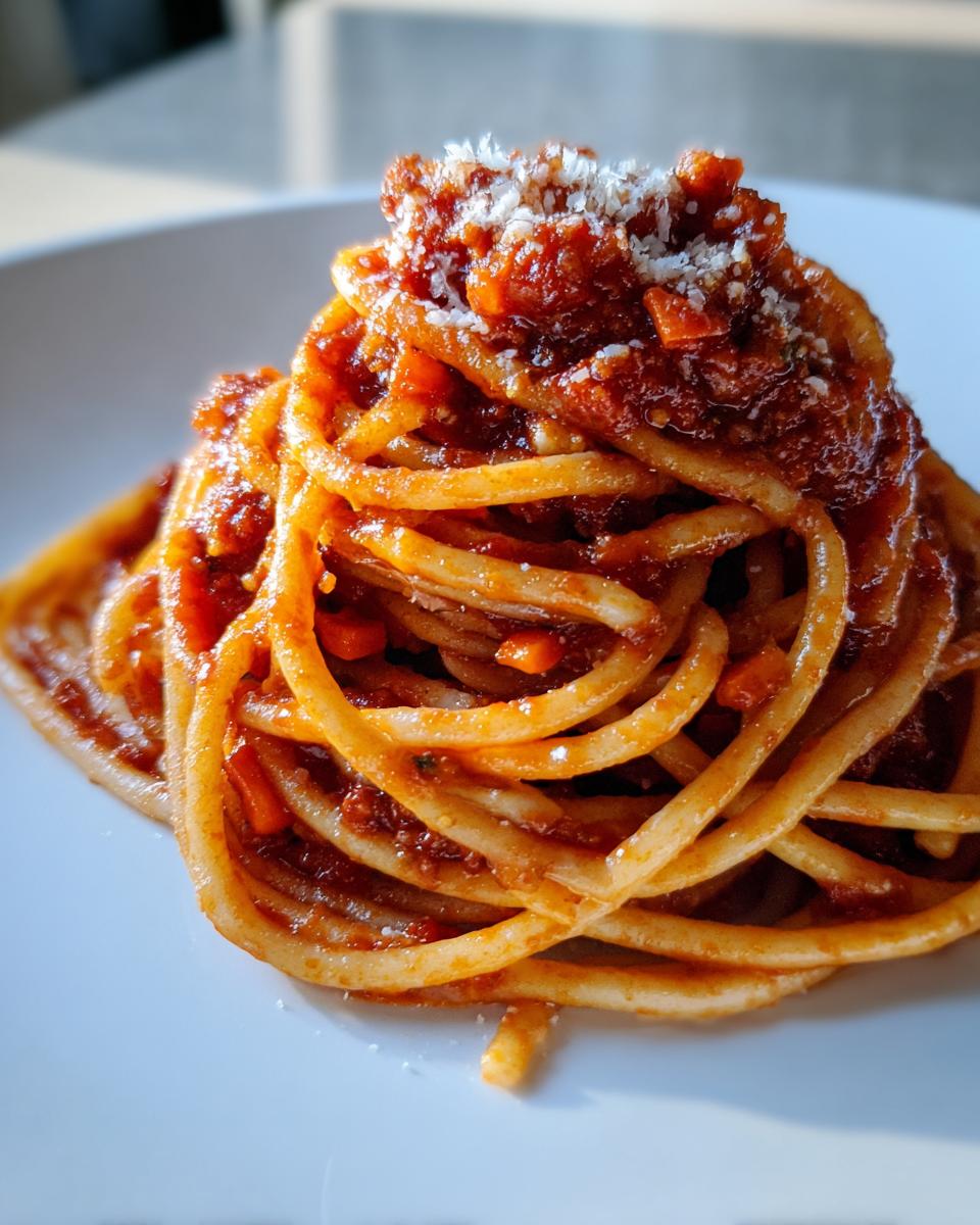 secret ingredient spaghetti bolognese - detail 2