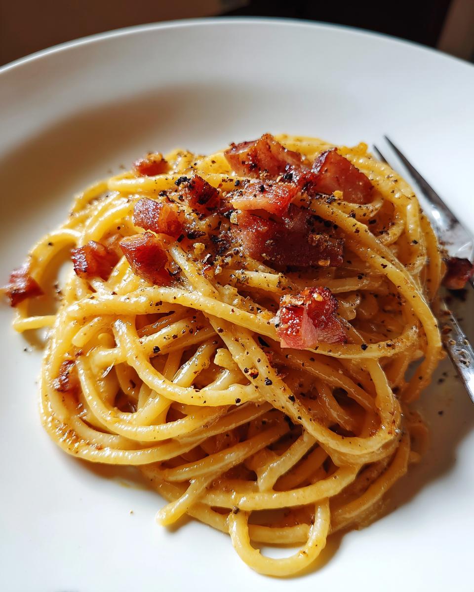 spaghetti alla gricia - detail 2