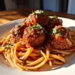 spaghetti and meatballs