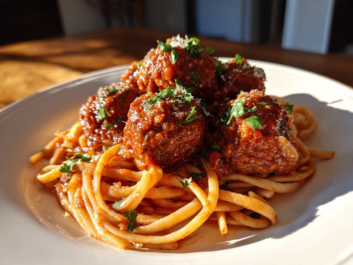Irresistible Spaghetti and Meatballs in 40 Minutes Flat
