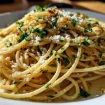 spaghetti with garlic and oil