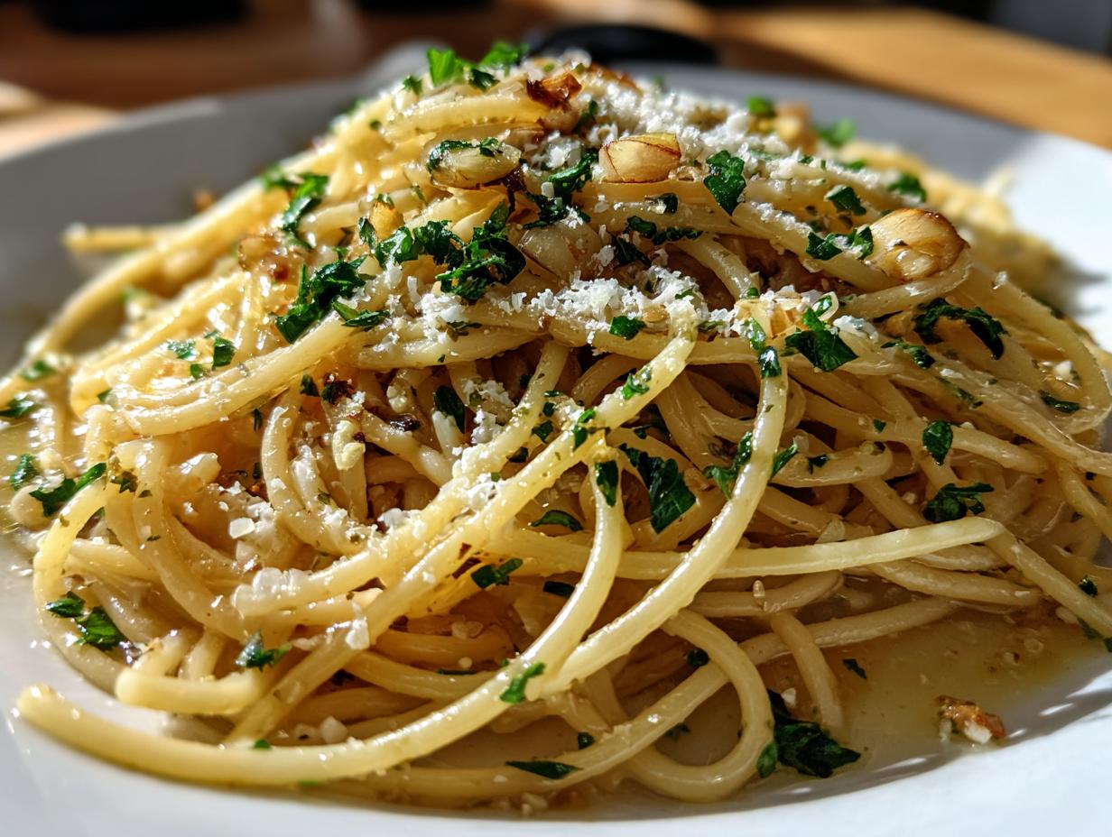 15-Minute Spaghetti with Garlic and Oil Recipe – Absolute Perfection