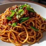 spicy chili garlic oil noodles
