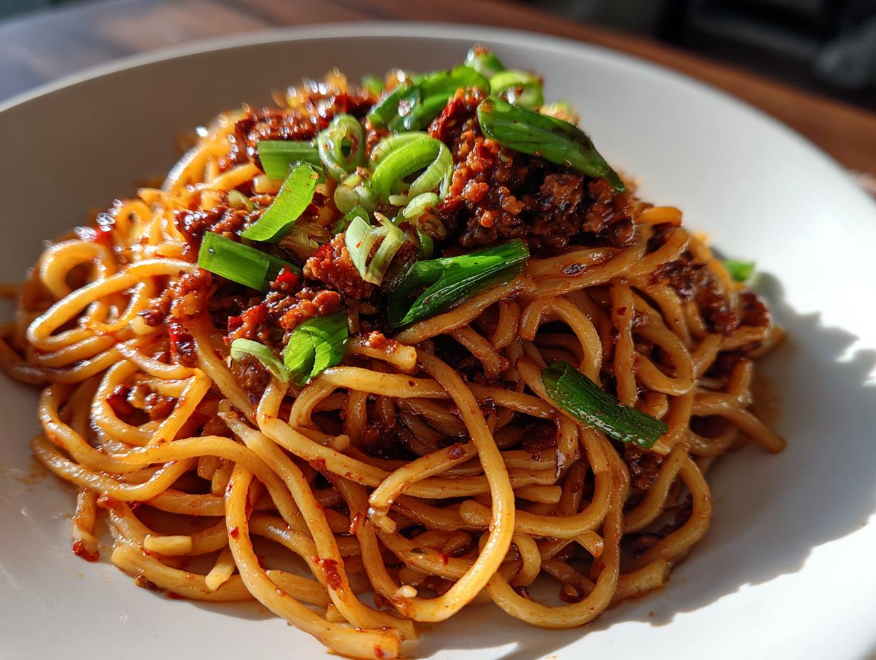 Spicy Chili Garlic Oil Noodles: 15-Minute Fiery Comfort
