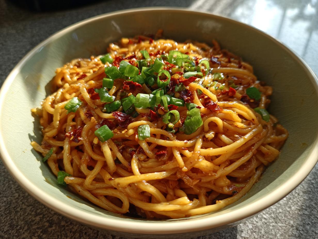 15-Minute Spicy Garlic Chilli Noodles You’ll Crave