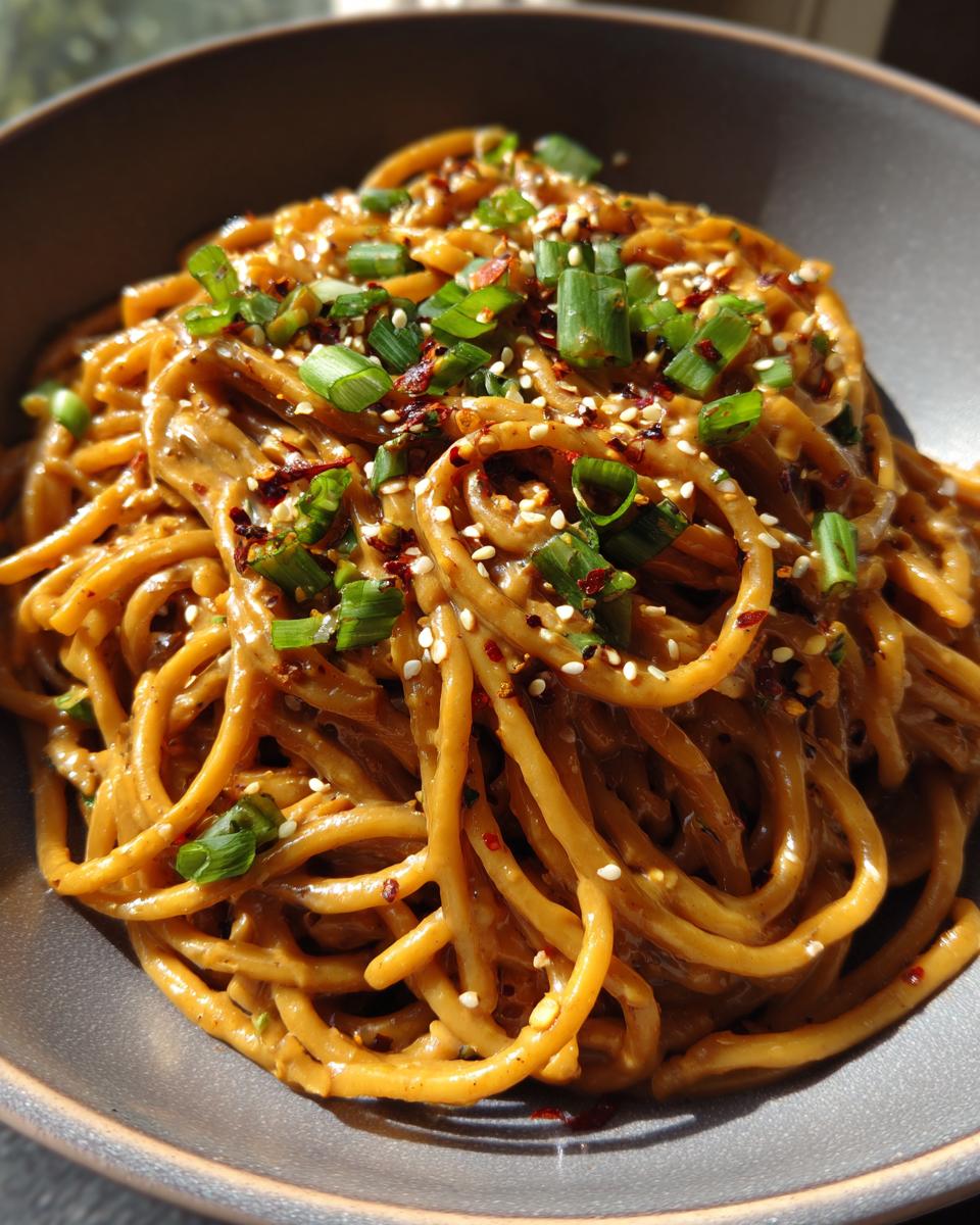 spicy peanut noodles - detail 2